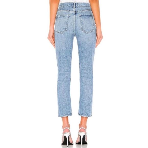 Women’s AGOLDE Riley High Rise Straight Crop Jeans Size 30 - Picture 2 of 11